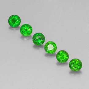 Achetez naturel ct vert diopside de chrome gems, coupe roude, en provenance russie chez gemselect. en stock, livraison internationale!