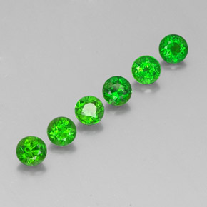 Achetez naturel ct vert diopside de chrome gems, coupe roude, en provenance russie chez gemselect. en stock, livraison internationale!