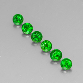 Achetez naturel ct vert diopside de chrome gems, coupe roude, en provenance russie chez gemselect. en stock, livraison internationale!
