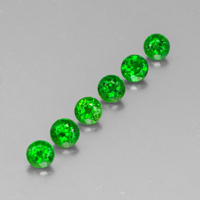 Achetez naturel ct vert diopside de chrome gems, coupe roude, en provenance russie chez gemselect. en stock, livraison internationale!