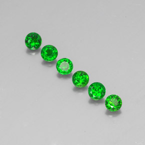 Achetez naturel ct vert diopside de chrome gems, coupe roude, en provenance russie chez gemselect. en stock, livraison internationale!