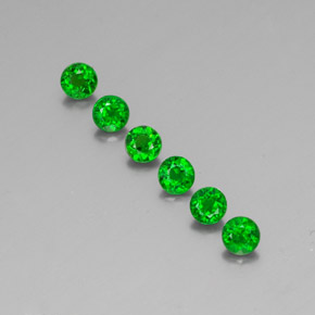 Achetez naturel ct vert diopside de chrome gems, coupe roude, en provenance russie chez gemselect. en stock, livraison internationale!