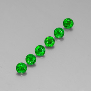 Achetez naturel ct vert diopside de chrome gems, coupe roude, en provenance russie chez gemselect. en stock, livraison internationale!