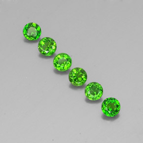 Achetez naturel ct vert diopside de chrome gems, coupe roude, en provenance russie chez gemselect. en stock, livraison internationale!