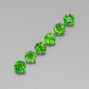 Achetez naturel ct vert diopside de chrome gems, coupe roude, en provenance russie chez gemselect. en stock, livraison internationale!