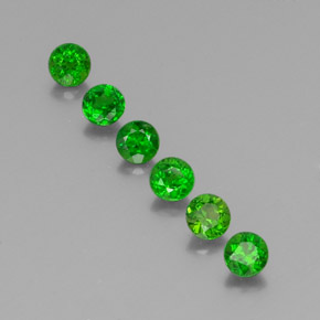 Achetez naturel ct vert diopside de chrome gems, coupe roude, en provenance russie chez gemselect. en stock, livraison internationale!