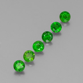 Achetez naturel ct vert diopside de chrome gems, coupe roude, en provenance russie chez gemselect. en stock, livraison internationale!
