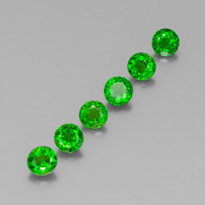 Achetez naturel ct vert diopside de chrome gems, coupe roude, en provenance russie chez gemselect. en stock, livraison internationale!