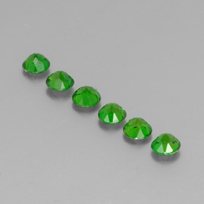 Achetez naturel ct vert diopside de chrome gems, coupe roude, en provenance russie chez gemselect. en stock, livraison internationale!