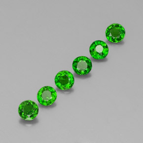 Achetez naturel ct vert diopside de chrome gems, coupe roude, en provenance russie chez gemselect. en stock, livraison internationale!