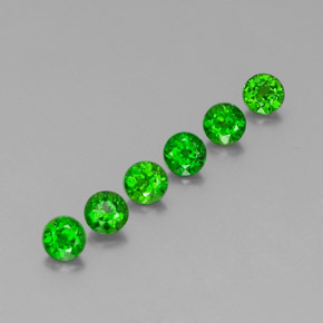 Achetez naturel ct vert diopside de chrome gems, coupe roude, en provenance russie chez gemselect. en stock, livraison internationale!