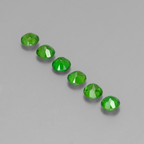 Achetez naturel ct vert diopside de chrome gems, coupe roude, en provenance russie chez gemselect. en stock, livraison internationale!