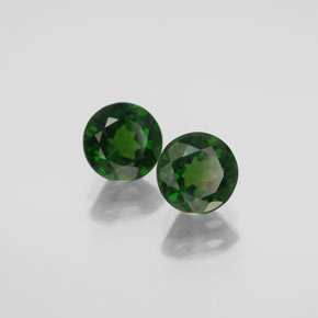 Achetez naturel ct vert diopside de chrome gems, coupe roude, en provenance russie chez gemselect. en stock, livraison internationale!