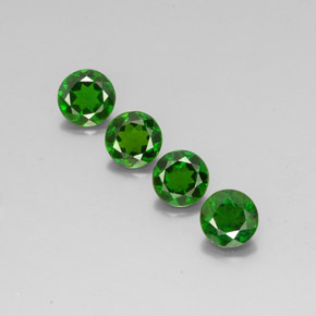 Achetez naturel ct vert diopside de chrome gems, coupe roude, en provenance russie chez gemselect. en stock, livraison internationale!