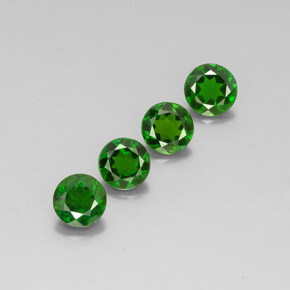 Achetez naturel ct vert diopside de chrome gems, coupe roude, en provenance russie chez gemselect. en stock, livraison internationale!