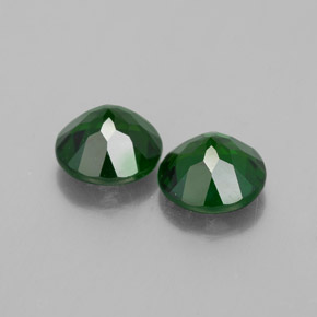 Achetez naturel ct vert diopside de chrome gems, coupe roude, en provenance russie chez gemselect. en stock, livraison internationale!