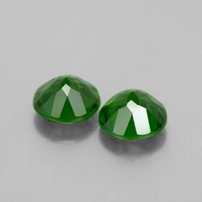 Achetez naturel ct vert diopside de chrome gems, coupe roude, en provenance russie chez gemselect. en stock, livraison internationale!