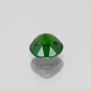 Diopside de chrome vert naturelle coupe roude, 0,85 ct, VS