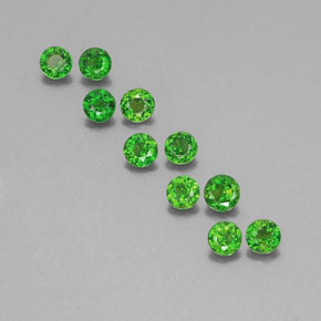 Achetez naturel ct vert diopside de chrome gems, coupe roude, en provenance russie chez gemselect. en stock, livraison internationale!