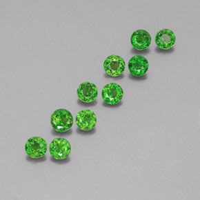 Achetez naturel ct vert diopside de chrome gems, coupe roude, en provenance russie chez gemselect. en stock, livraison internationale!