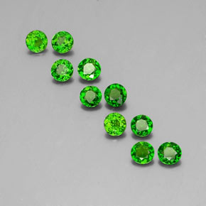 Achetez naturel ct vert diopside de chrome gems, coupe roude, en provenance russie chez gemselect. en stock, livraison internationale!