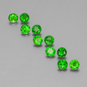 Achetez naturel ct vert diopside de chrome gems, coupe roude, en provenance russie chez gemselect. en stock, livraison internationale!