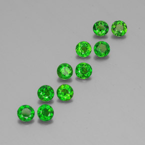 Achetez naturel ct vert diopside de chrome gems, coupe roude, en provenance russie chez gemselect. en stock, livraison internationale!