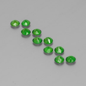 Achetez naturel ct vert diopside de chrome gems, coupe roude, en provenance russie chez gemselect. en stock, livraison internationale!