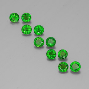 Achetez naturel ct vert diopside de chrome gems, coupe roude, en provenance russie chez gemselect. en stock, livraison internationale!