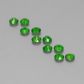 Achetez naturel ct vert diopside de chrome gems, coupe roude, en provenance russie chez gemselect. en stock, livraison internationale!