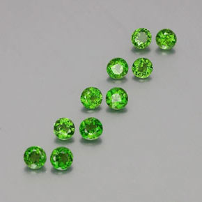 Achetez naturel ct vert diopside de chrome gems, coupe roude, en provenance russie chez gemselect. en stock, livraison internationale!