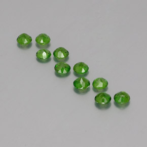 Achetez naturel ct vert diopside de chrome gems, coupe roude, en provenance russie chez gemselect. en stock, livraison internationale!