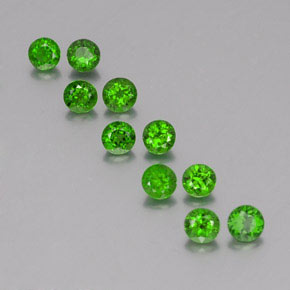 Achetez naturel ct vert diopside de chrome gems, coupe roude, en provenance russie chez gemselect. en stock, livraison internationale!