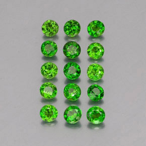 Achetez naturel ct vert diopside de chrome gems, coupe roude, en provenance russie chez gemselect. en stock, livraison internationale!
