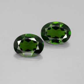 Achetez naturel ct vert diopside de chrome gems, coupe ovale, en provenance russie chez gemselect. en stock, livraison internationale!