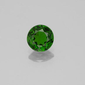 Diopside Chrome Vert naturelle Coupe roude, 0.80 ct, VS-SI