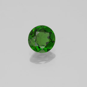 Diopside Chrome Vert naturelle Coupe roude, 0.80 ct, VS-SI