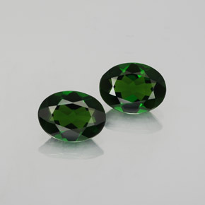 Achetez naturel ct vert diopside de chrome gems, coupe ovale, en provenance russie chez gemselect. en stock, livraison internationale!