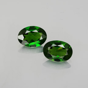 Achetez naturel ct vert diopside de chrome gems, coupe ovale, en provenance russie chez gemselect. en stock, livraison internationale!