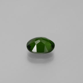 Diopside de chrome vert naturelle coupe ovale, 1,54 ct, VVS