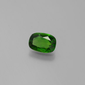 Diopside Chrome Vert naturelle Coupe coussin, 0.79 ct, VVS-VS