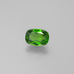 Diopside Chrome Vert naturelle Coussin, 0.95 ct, VVS-VS