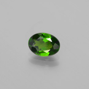 Diopside Chrome Vert naturelle ovale, 1.17 ct, VVS