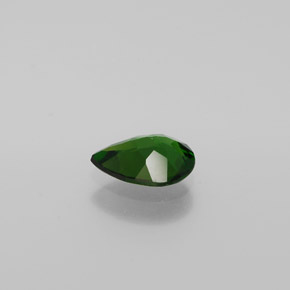 Diopside de chrome vert naturelle en forme de poire, 0,89 ct, VVS-VS
