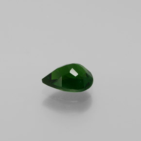 Diopside de chrome vert naturelle en forme de poire, 1,13 ct, VS
