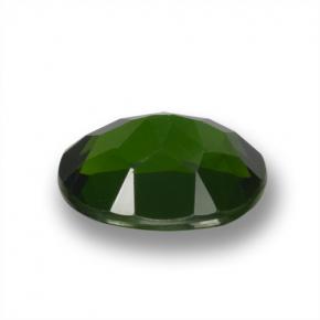 Diopside de chrome vert naturelle coupe ovale, 2,09 ct, VS