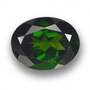 Diopside Chrome Vert naturelle Coupe ovale, 2.12 ct, VS