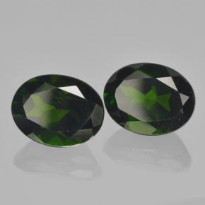 Achetez naturel ct vert diopside de chrome gems, coupe ovale, en provenance russie chez gemselect. en stock, livraison internationale!
