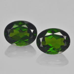 Achetez naturel 4,37ct vert diopside de chrome gems, coupe ovale, en provenance russie chez gemselect. en stock, livraison internationale!