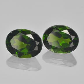 Achetez naturel ct vert diopside de chrome gems, coupe ovale, en provenance russie chez gemselect. en stock, livraison internationale!